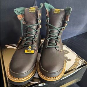 Georgia Giant Steel Toe 8-inch Work Boots - G8374 - Size 9 M